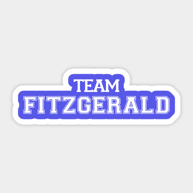 Neighbours Team Fitzgerald Sticker by HDC Designs